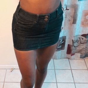 OLD NAVY dark jean mini skirt